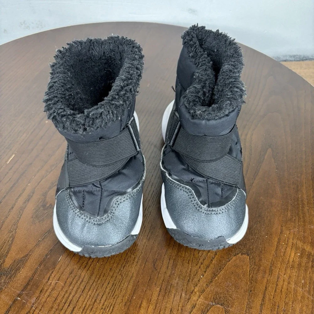 Nike Flex Advance Boots Toddler Preschool Kids 9C Black Winter Shoes DD0303-005